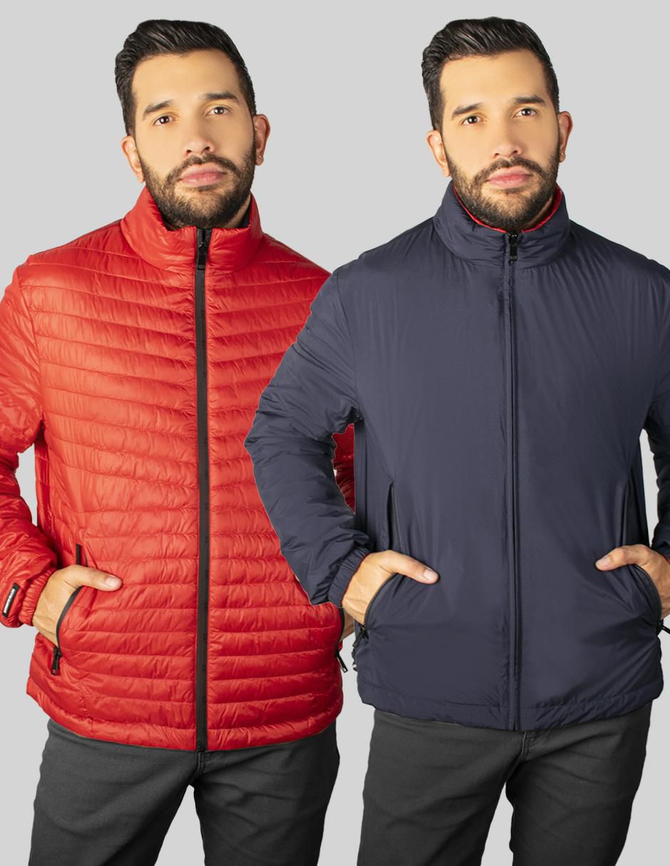 "chamarra" acolchada greenlander no "de" poliéster reversible "para hombre"