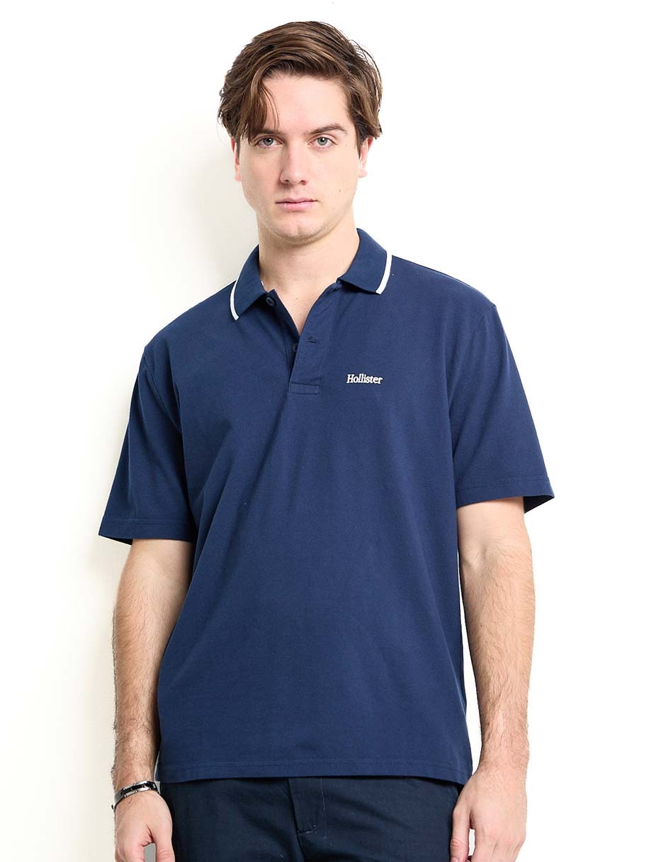 Playera tipo polo Hollister para hombre
