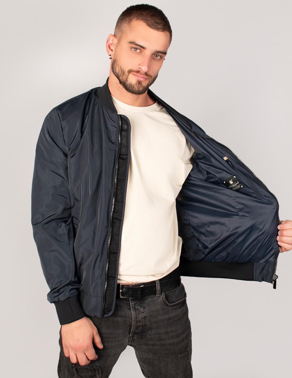 Chamarra bomber greenlander con bolsillos para hombre