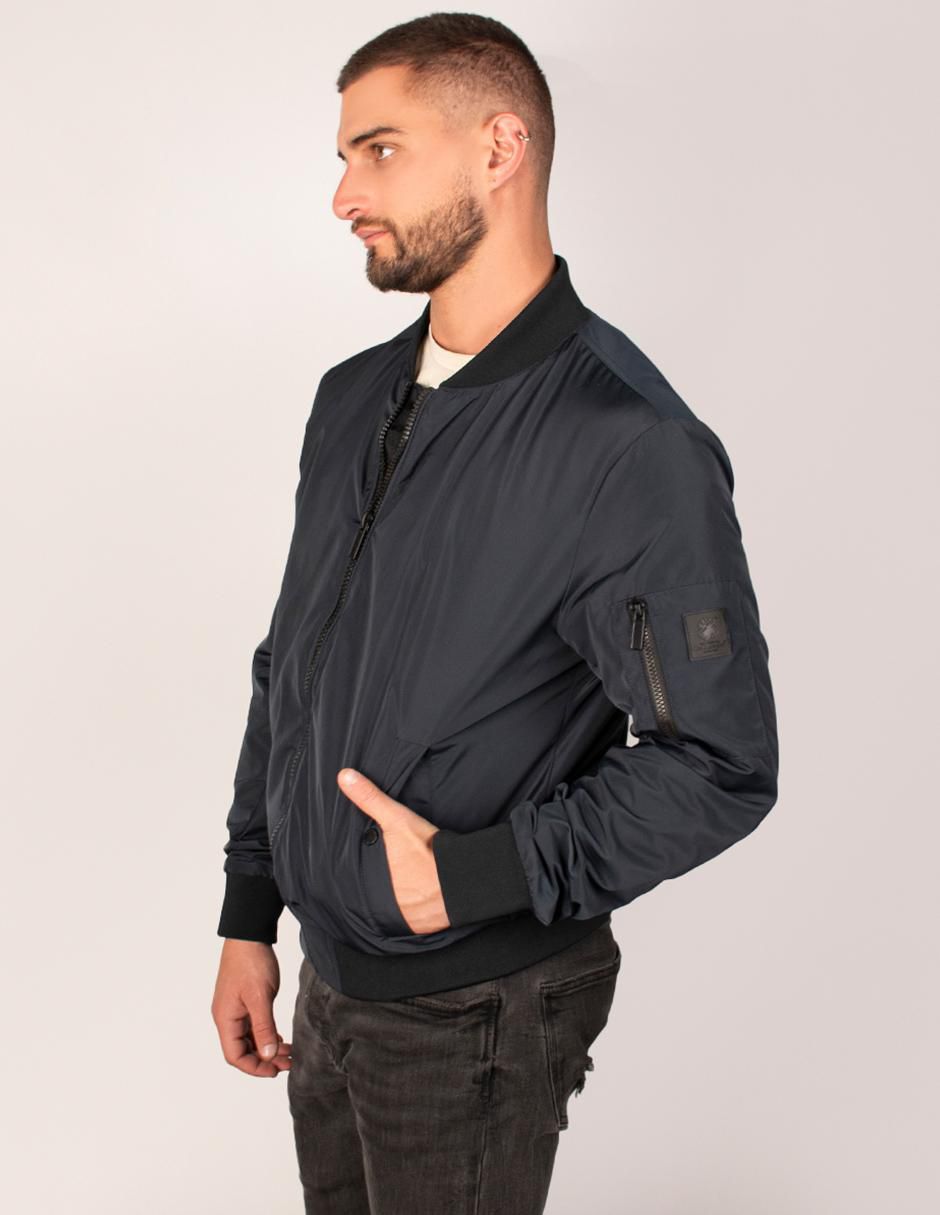 Chamarra bomber greenlander con bolsillos para hombre