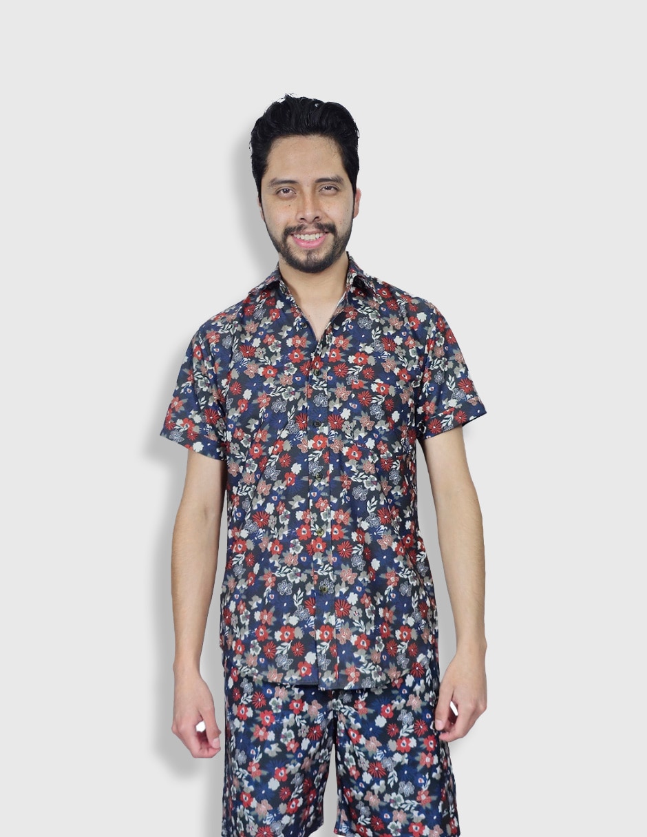 Camisa playa manga corta para hombre Camisa playa manga corta para hombre