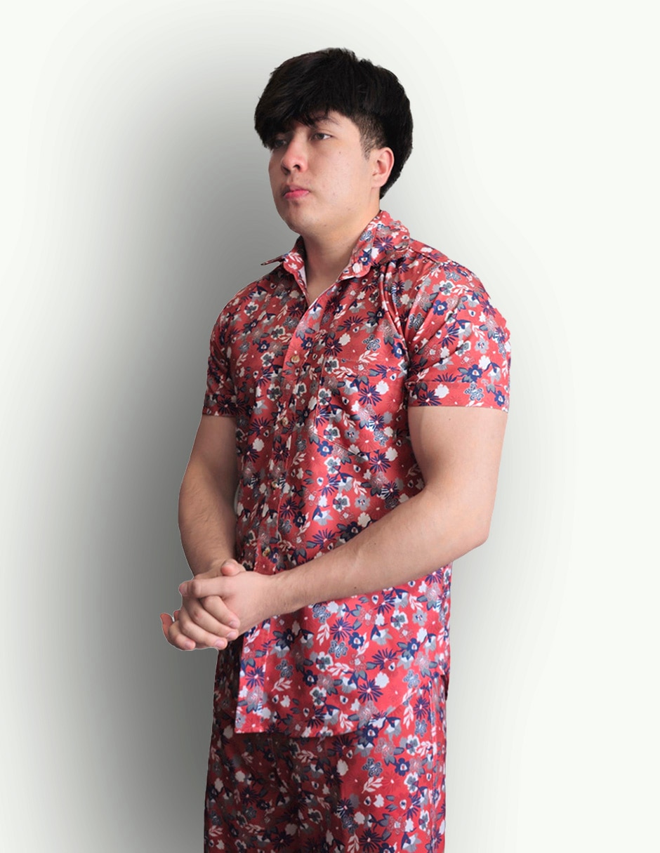 Camisa playa manga corta para hombre 2