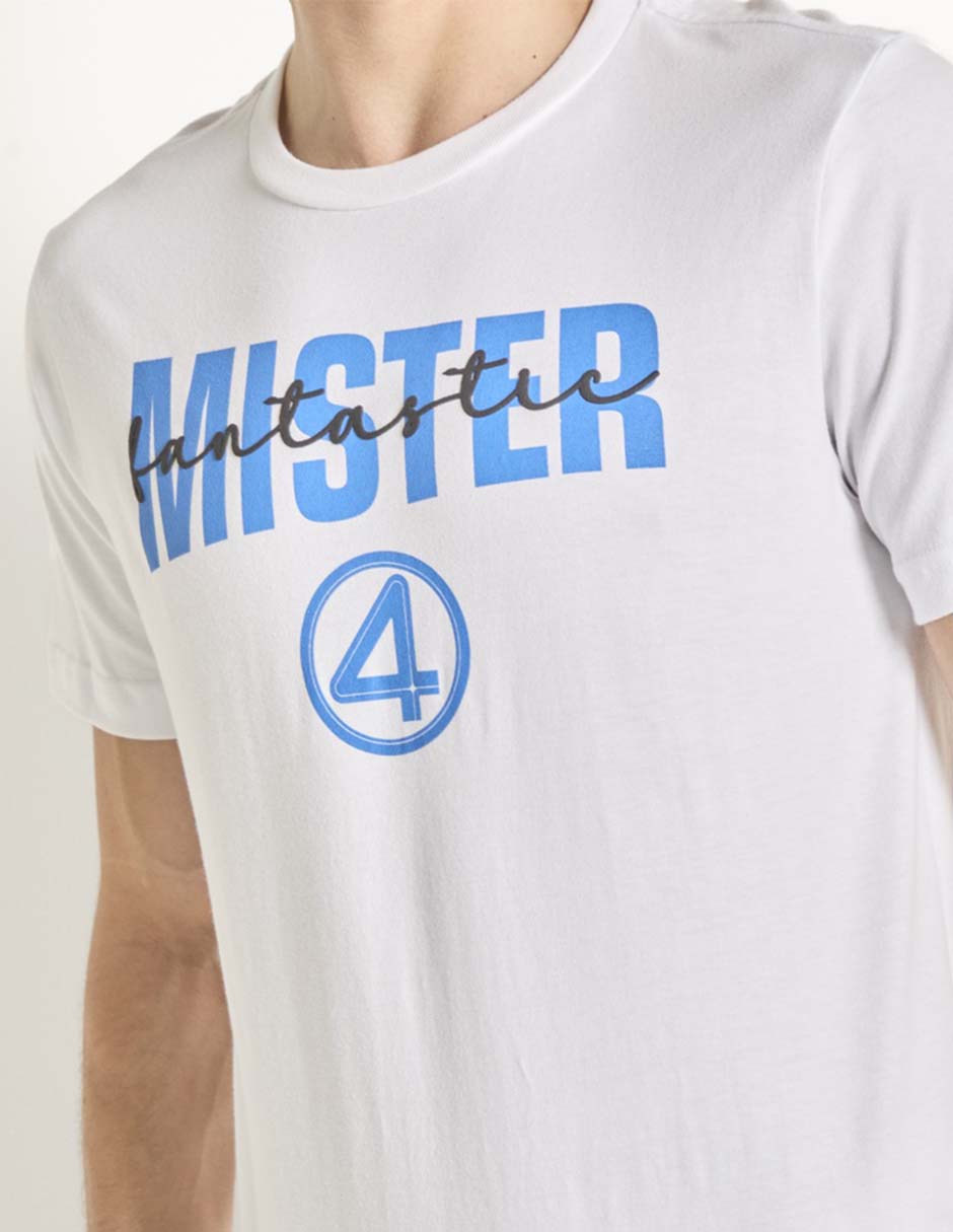 Playera mister fantastic 4 cuello redondo para hombre 4
