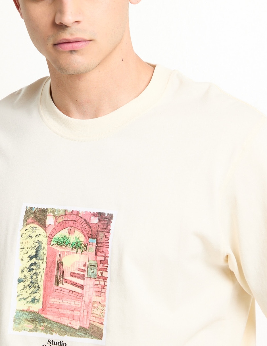 Playera cuello redondo para hombre 4