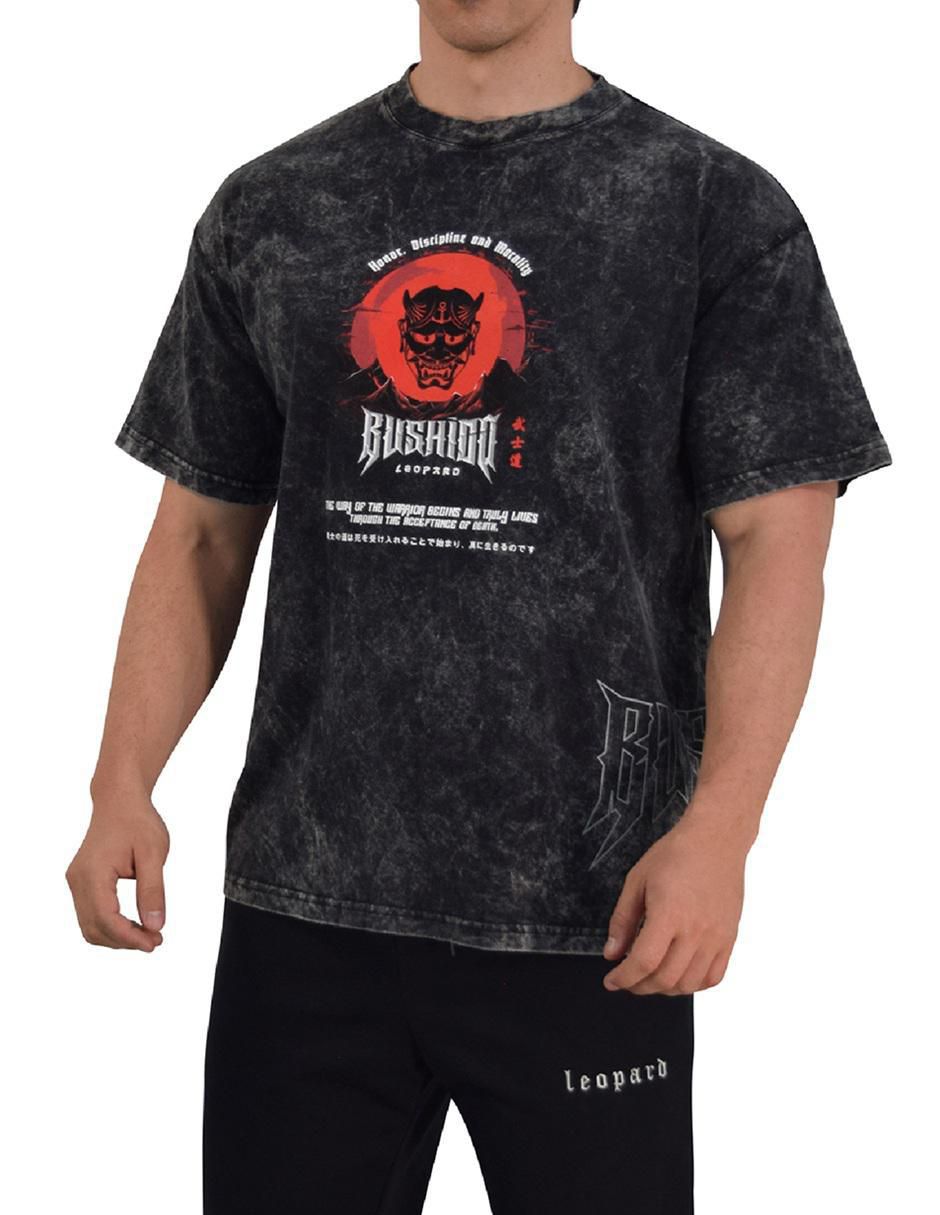 Playera bushido cuello redondo para hombre 3