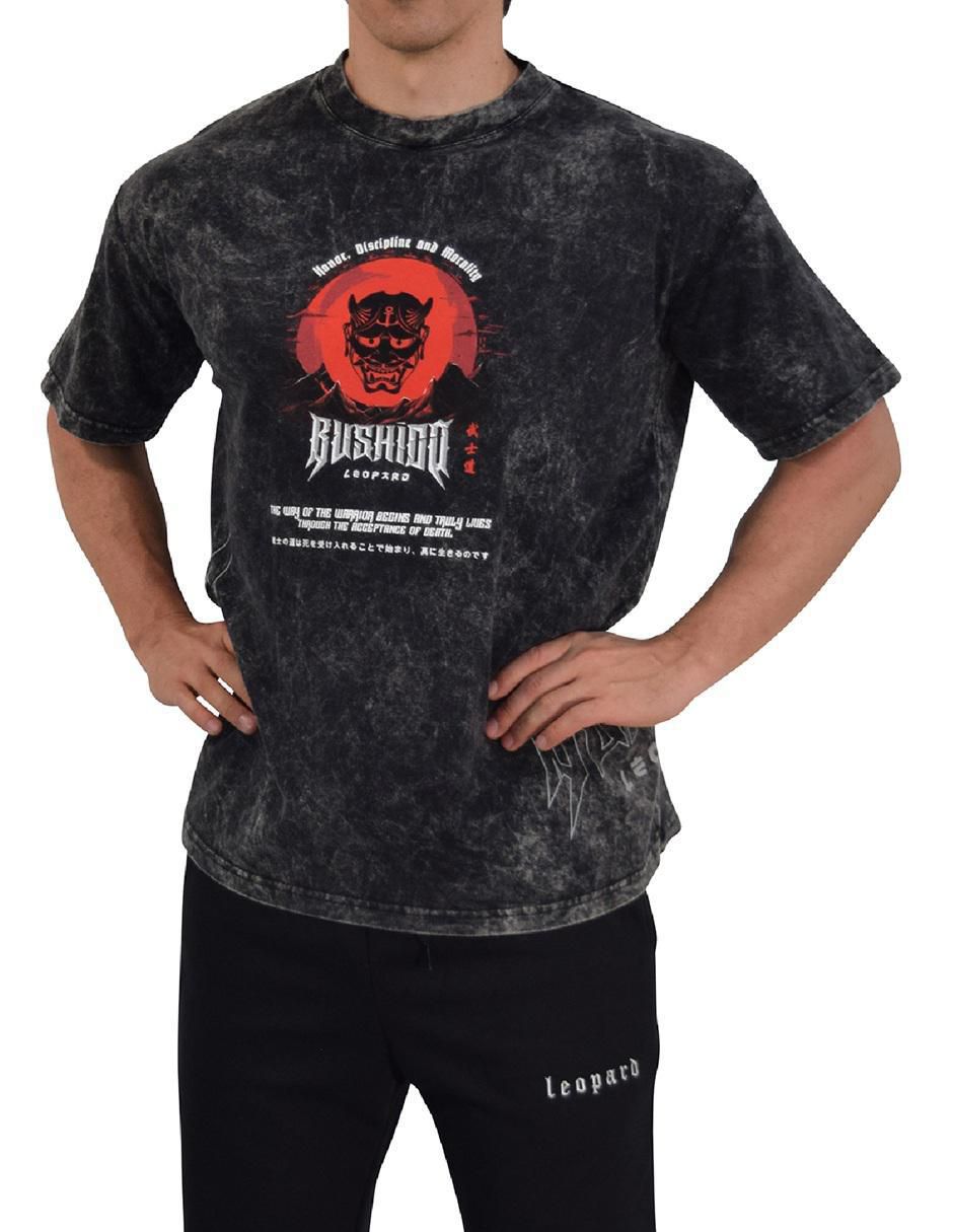 Playera bushido cuello redondo para hombre 4