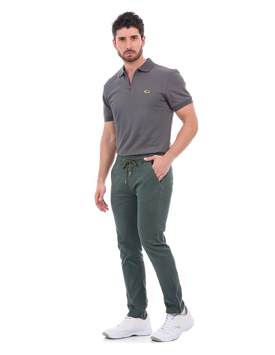 Jogger straight con bolsillos para hombre 6