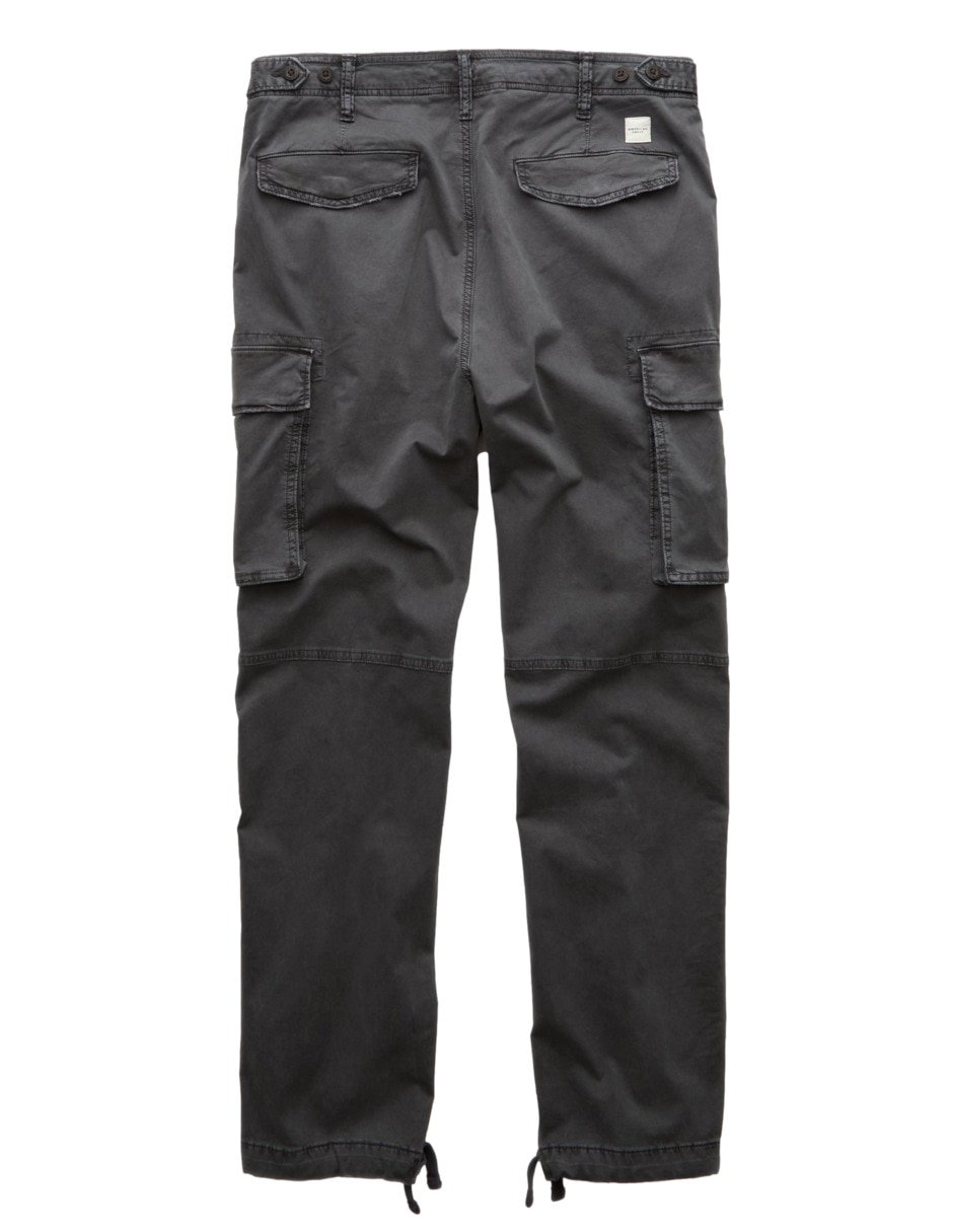Pantalón cargo recto de algodón para hombre 4