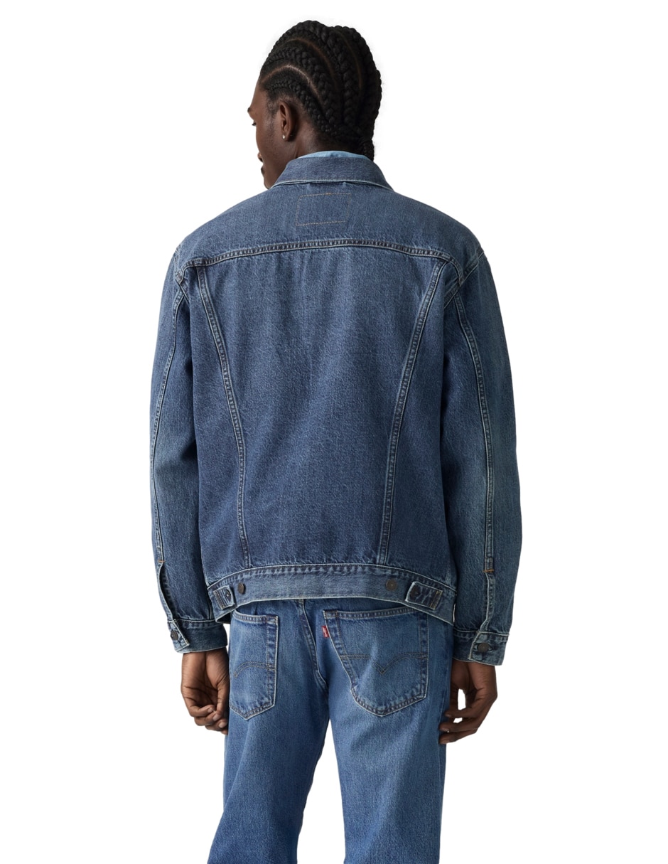 Chamarra casual con bolsillos para hombre 2