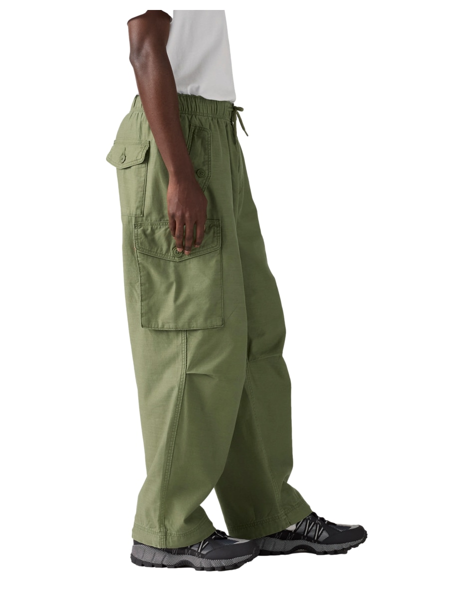 Pantalón cargo baggy de algodón para hombre 3