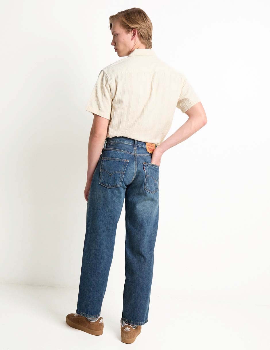Jeans baggy deslavado para hombre 2