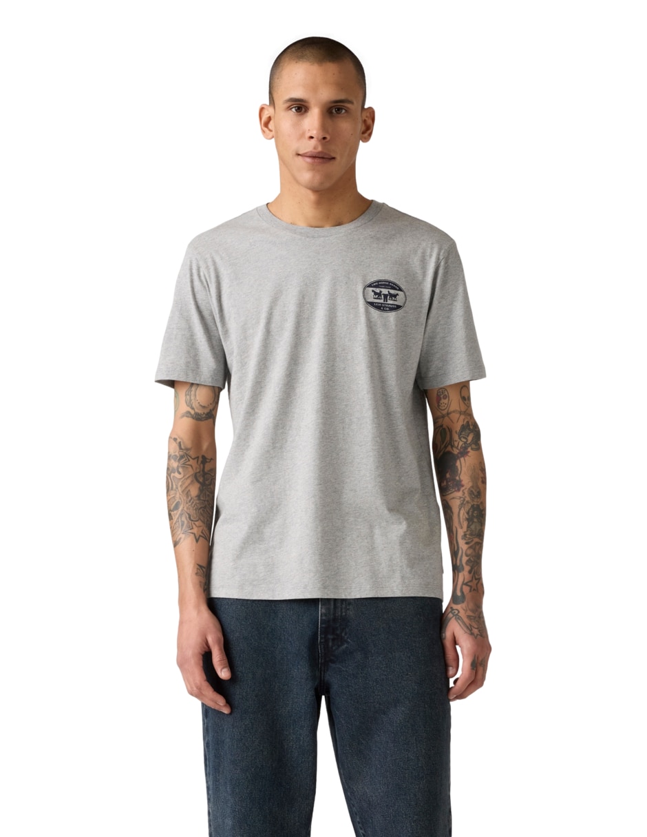 Playera cuello redondo para hombre