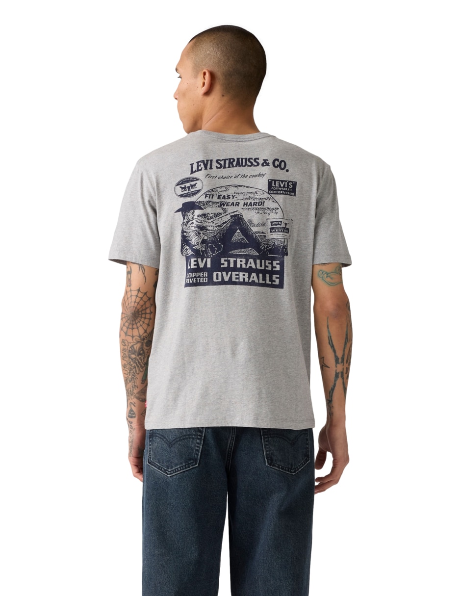 Playera cuello redondo para hombre 2