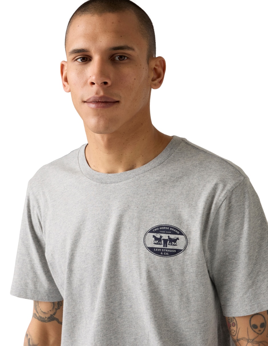 Playera cuello redondo para hombre 4