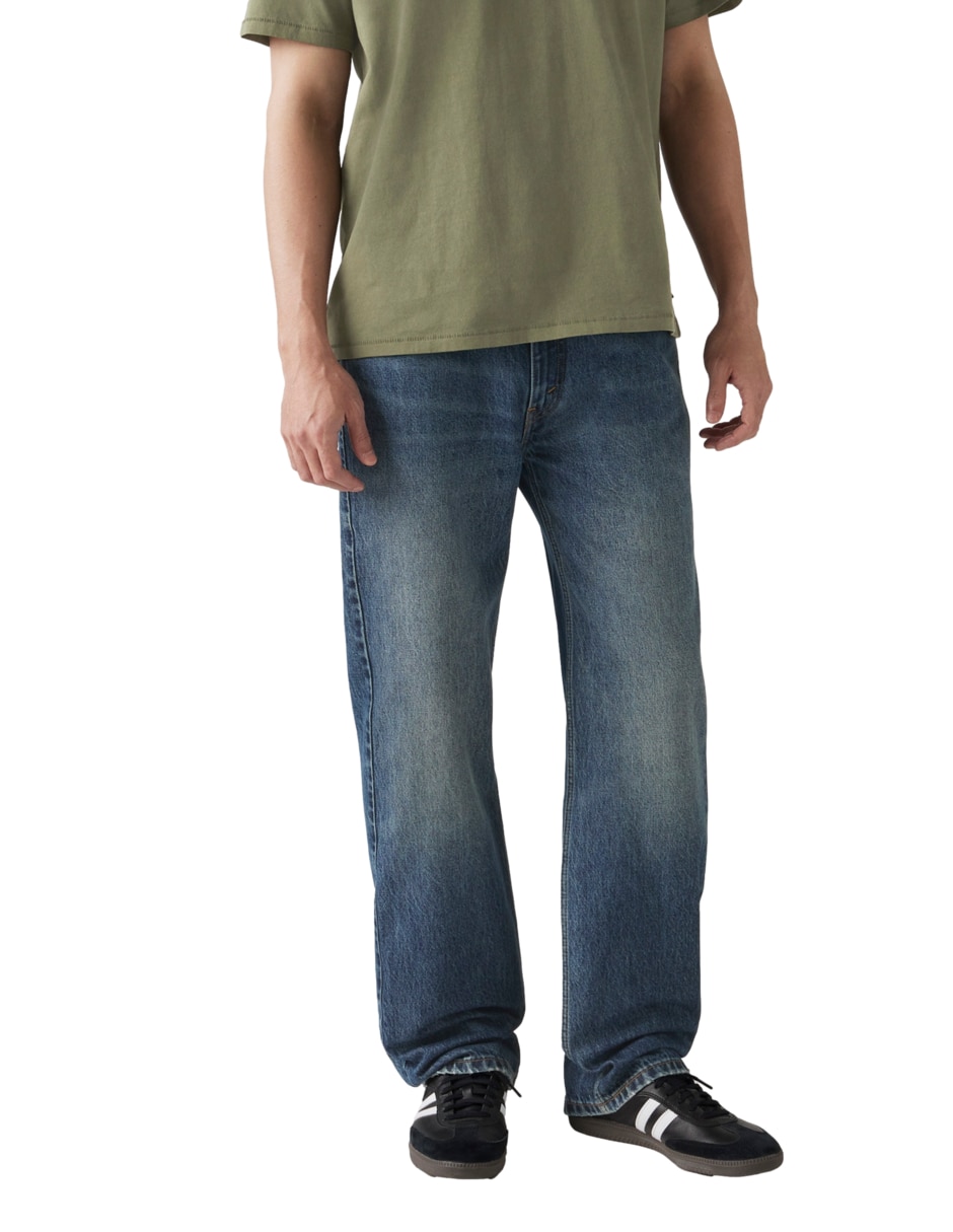 Jeans relaxed straight 565 Loose Right Mind lavado obscuro para hombre