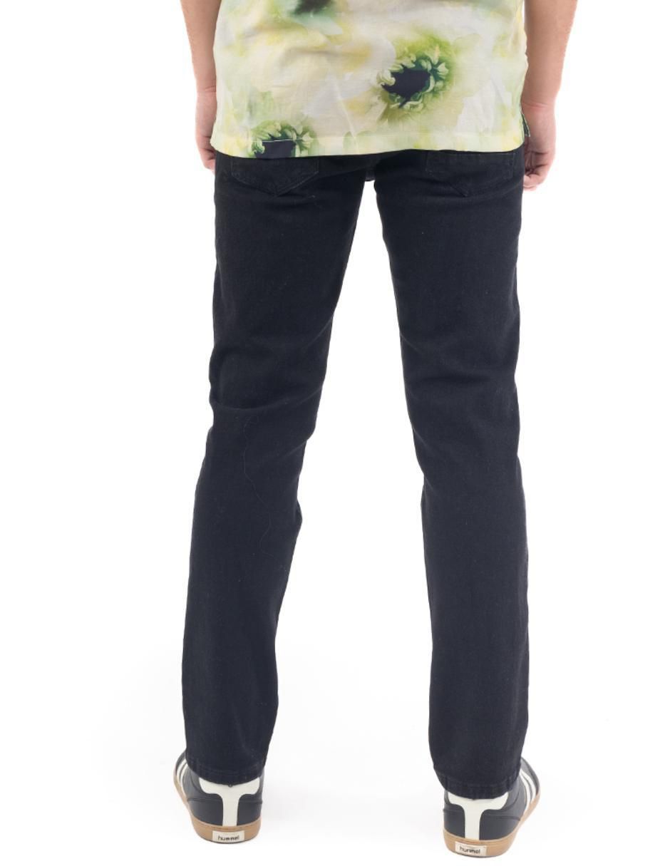 "jeans" regular slim forever 21 standart fit "lavado" medio "para hombre"