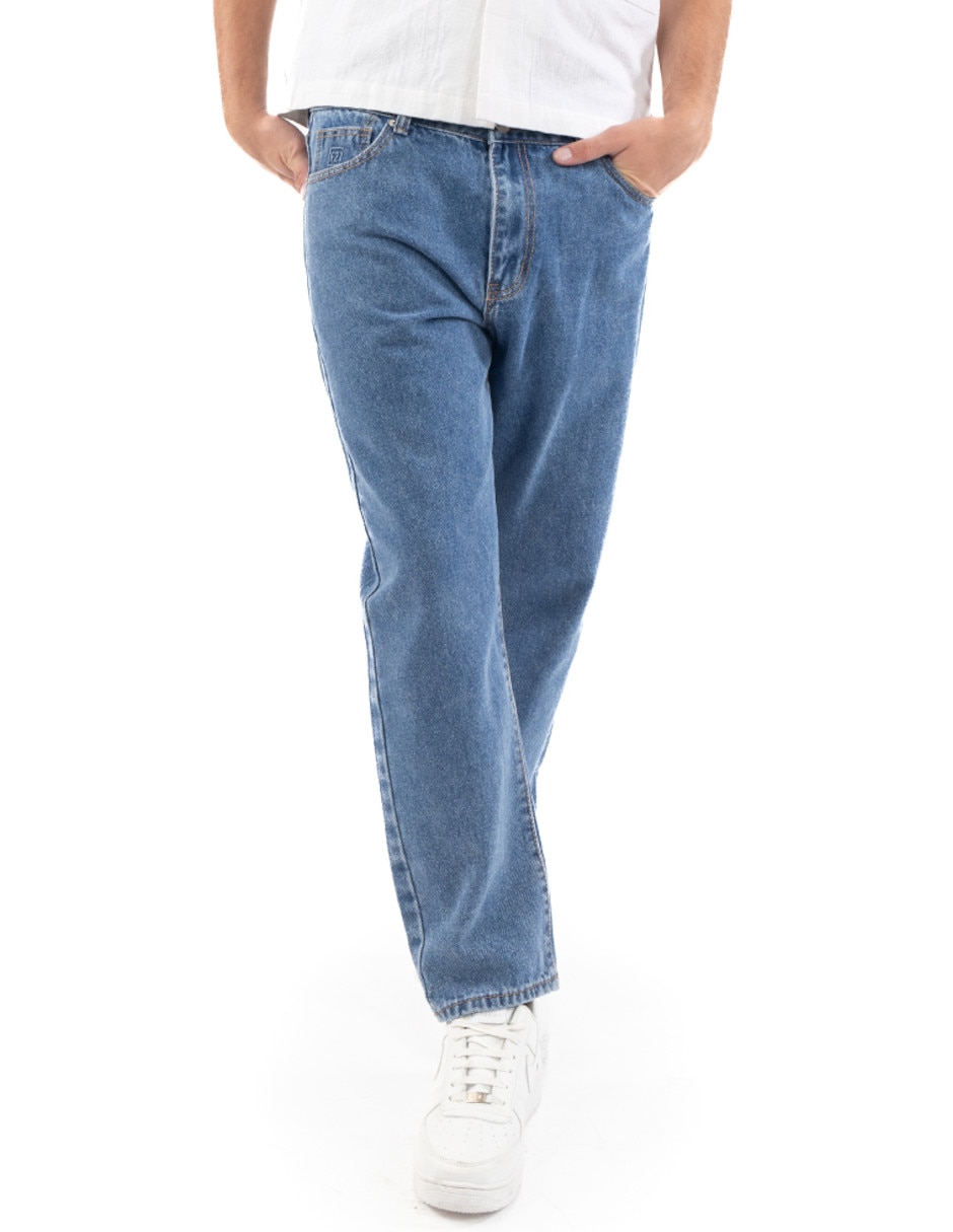 Jeans slim lavado medio para hombre Jeans slim lavado medio para hombre