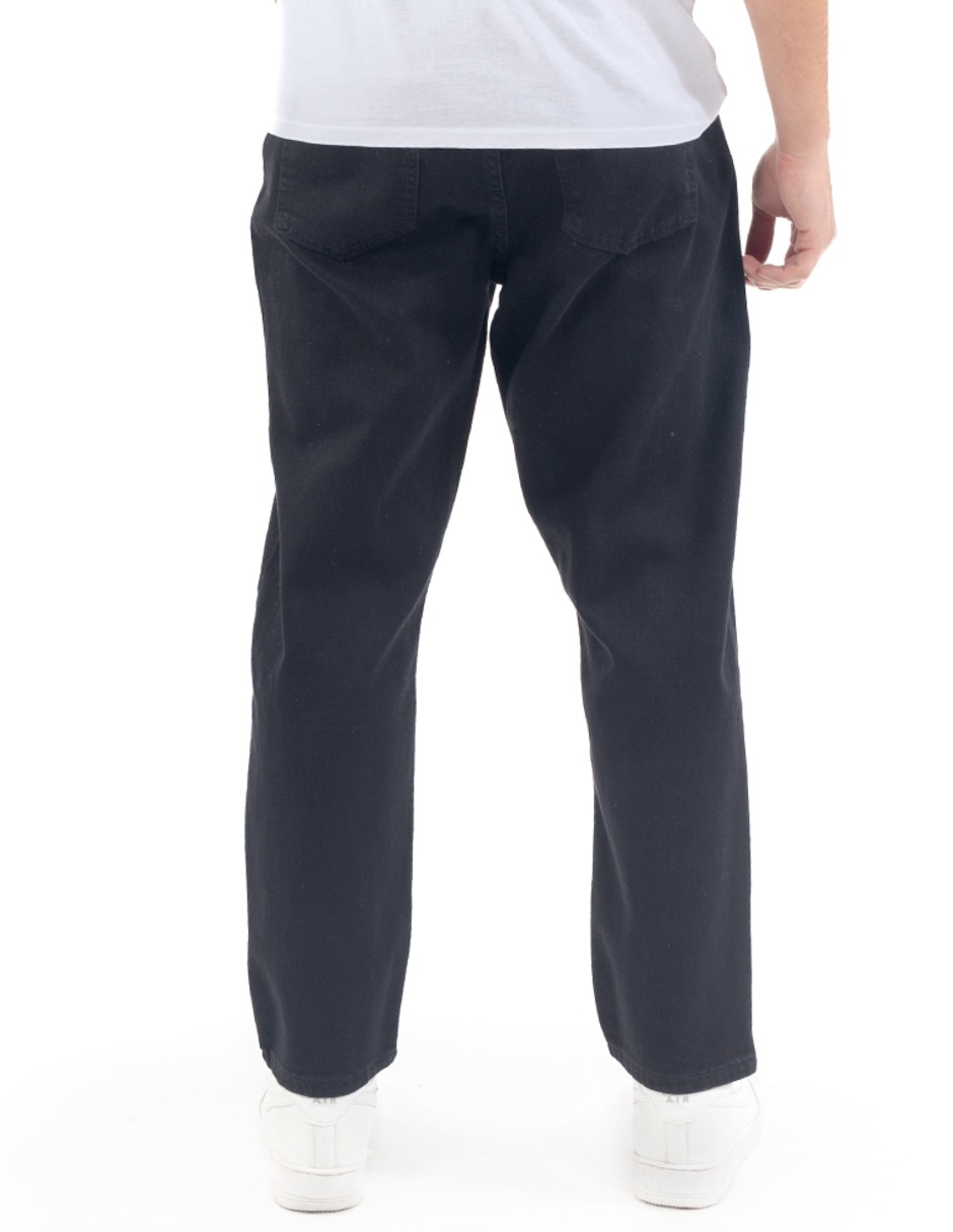 Jeans straight lavado medio para hombre 3