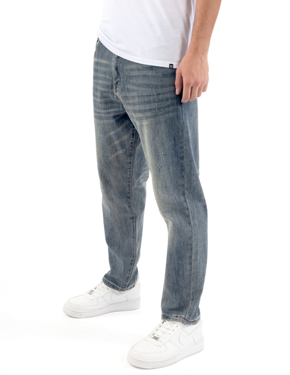 Jeans straight Carrot fit para hombre 2