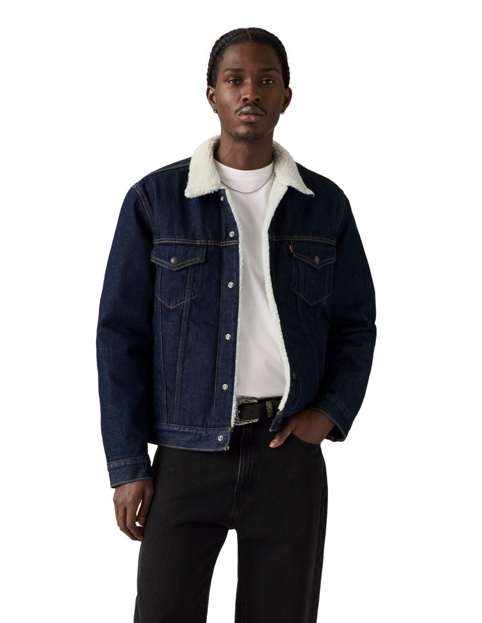 Chamarra denim Levi's con bolsillos para hombre Liverpool