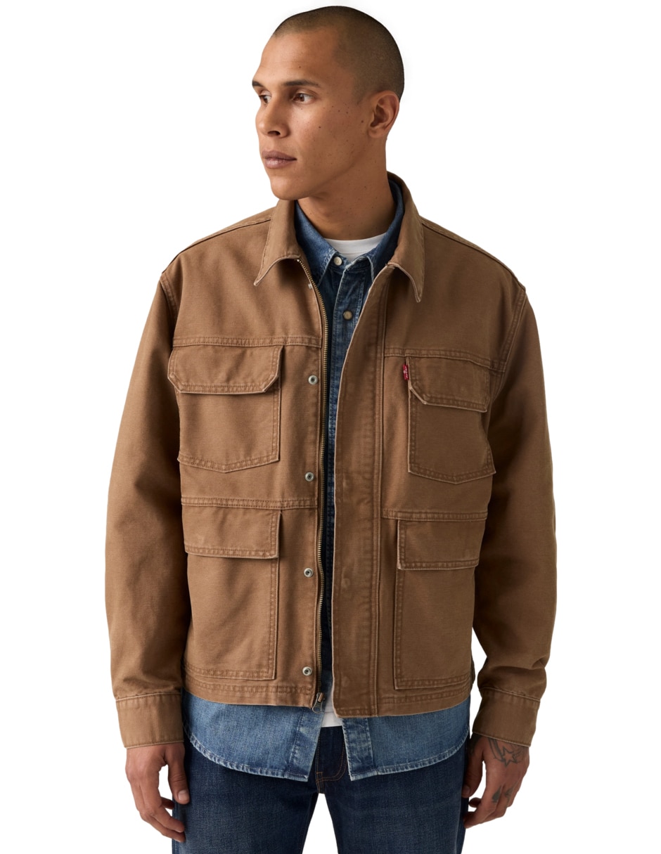 Chamarra denim de algodón para hombre 3