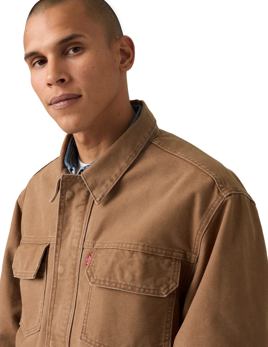 Chamarra denim de algodón para hombre 4