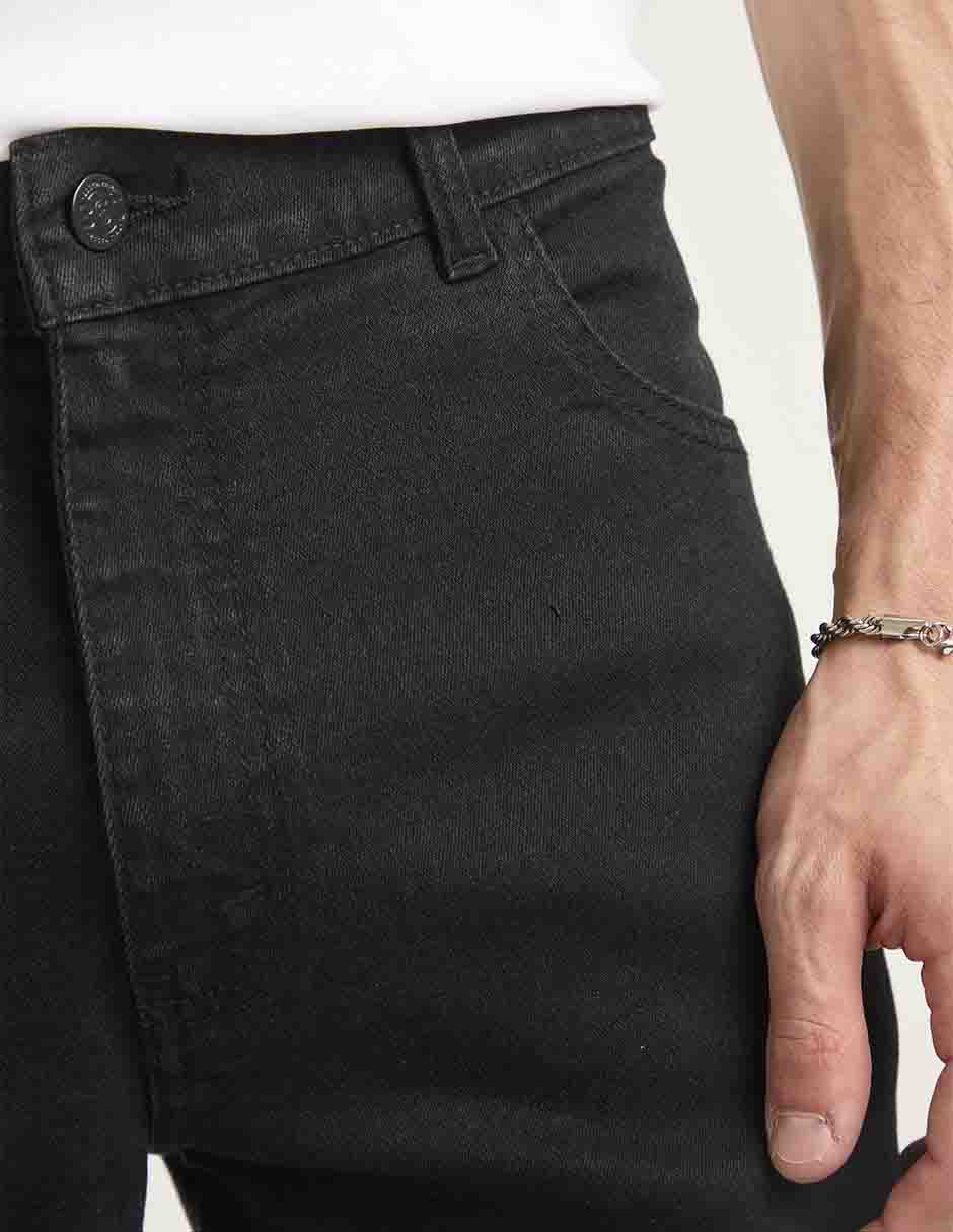 Jeans slim lavado obscuro para hombre 4