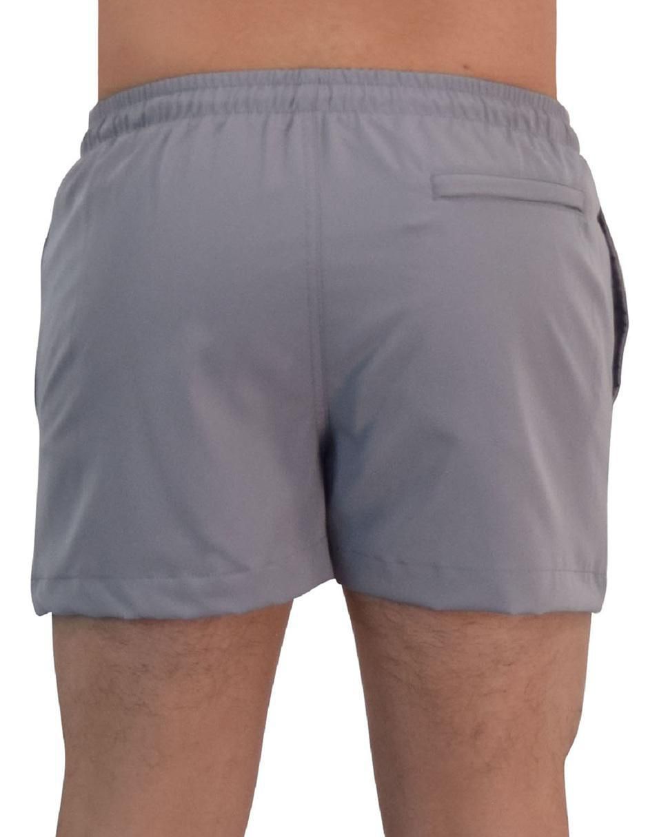Traje de baño bolsillos con cremallera oculta para hombre 2