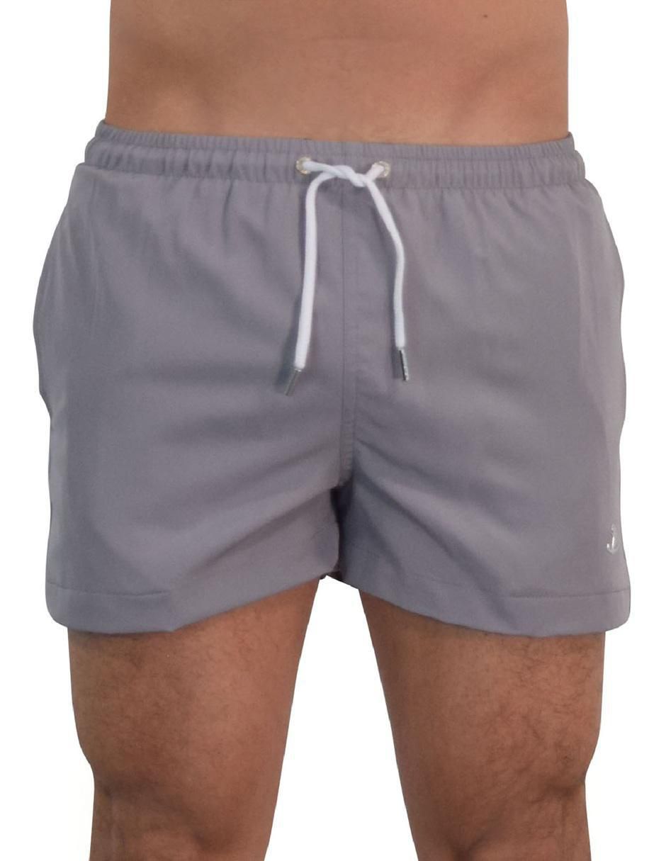 Traje de baño bolsillos con cremallera oculta para hombre 3