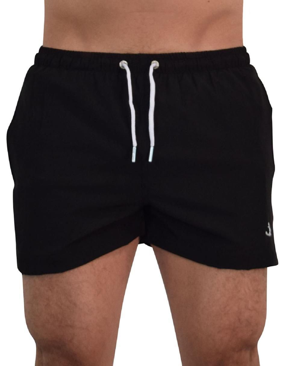 Traje de baño John Leopard bolsillos con cremallera oculta para hombre