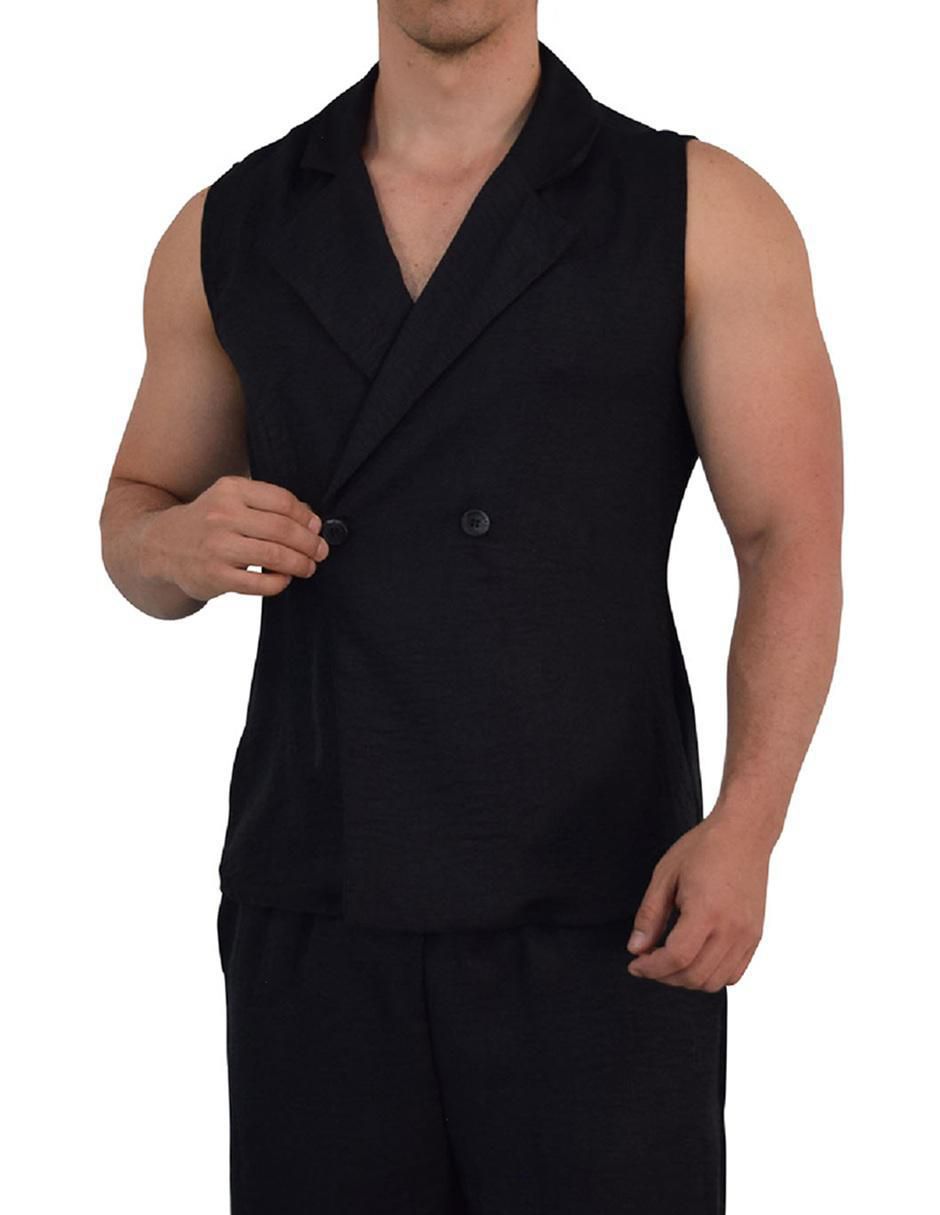 "chaleco" john leopard no poliéster sin diseño "para hombre"