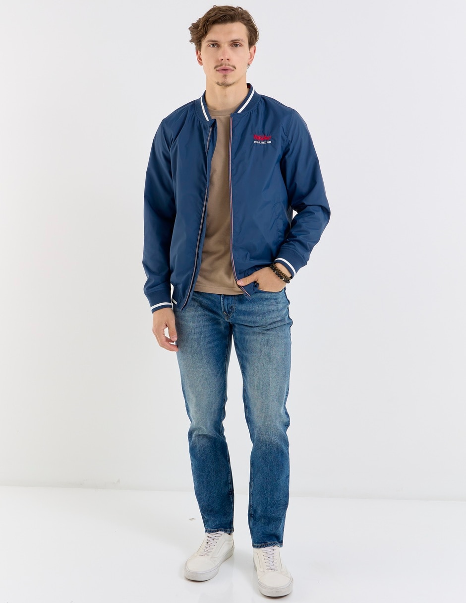Jeans slim deslavado para hombre 3