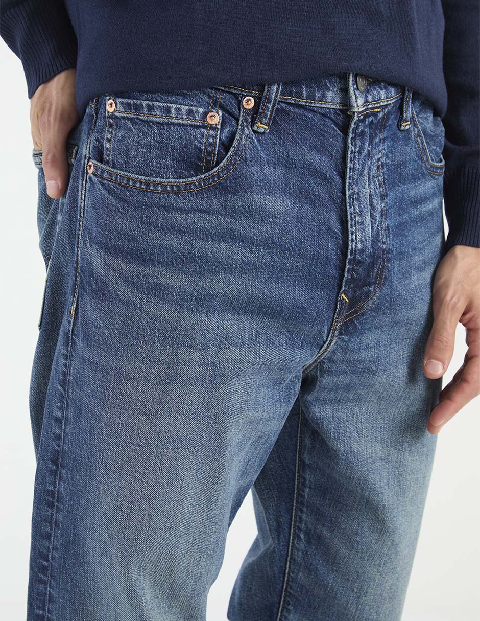 Jeans straight para hombre 4