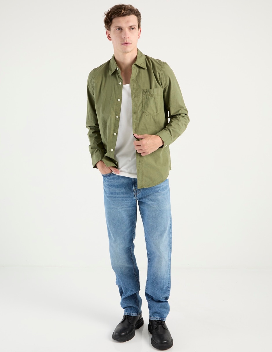 Jeans straight Mens Original ST deslavado para hombre 3