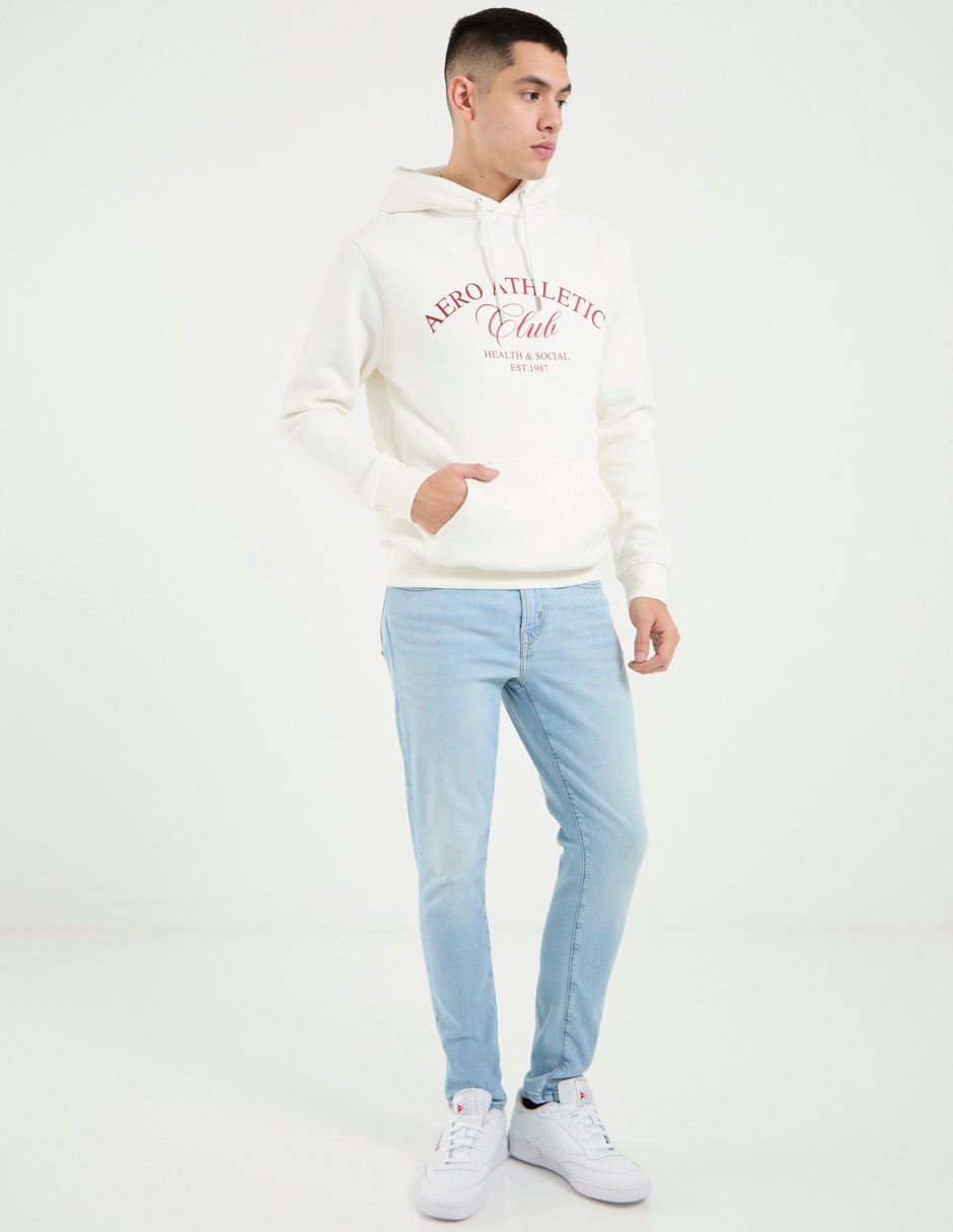 Jeans skinny lavado claro para hombre 3