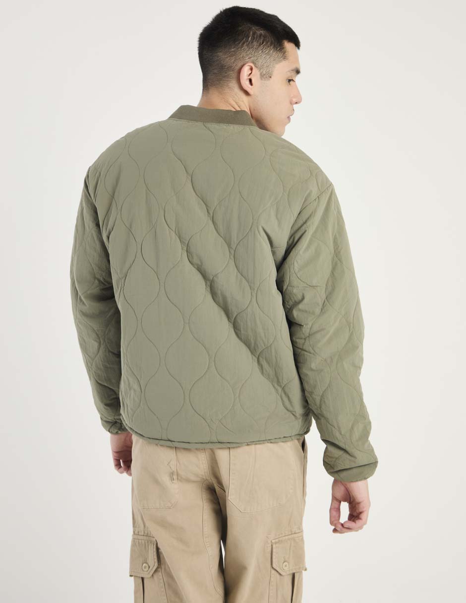 Chamarra capitonada Jack & con bolsillos para hombre 2