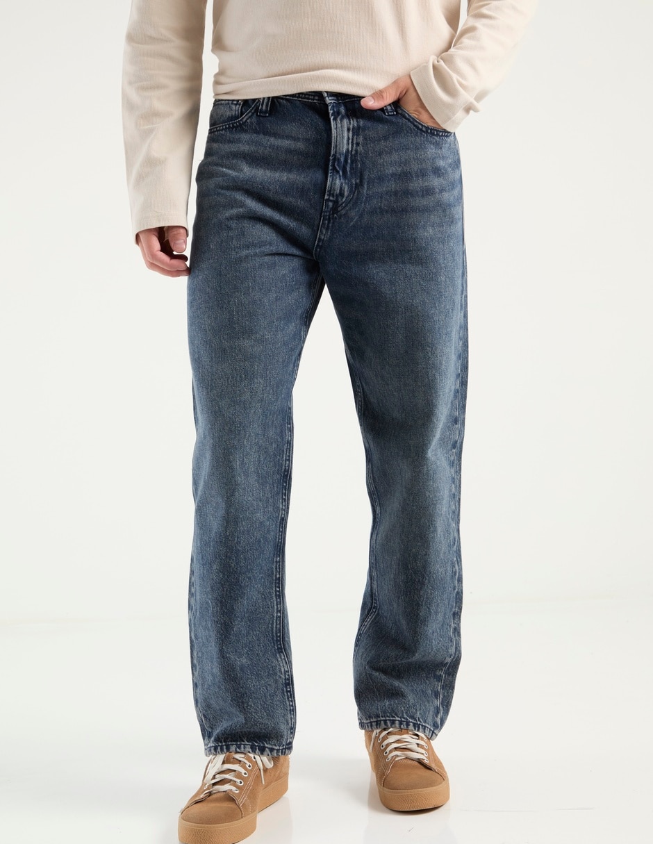 Jeans straight para hombre