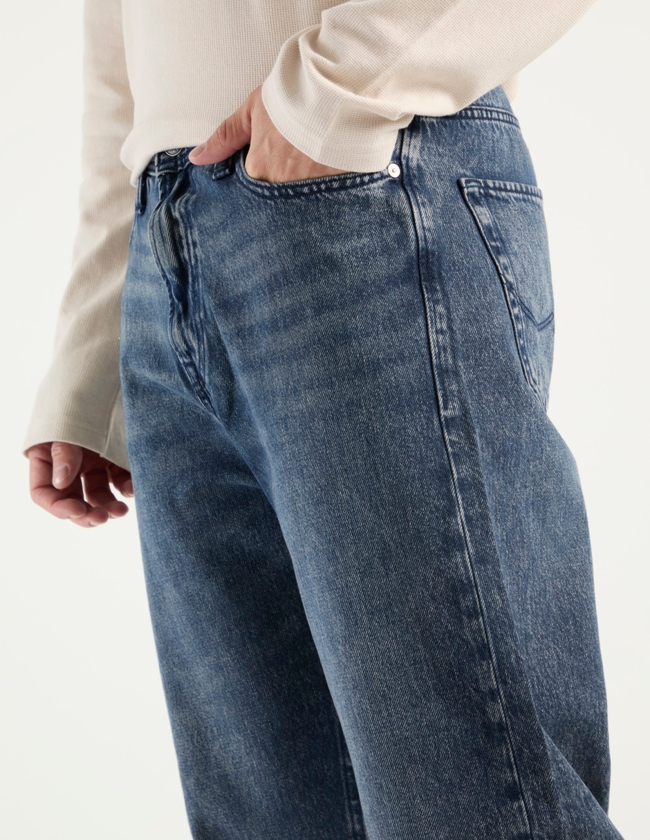 Jeans straight para hombre 4