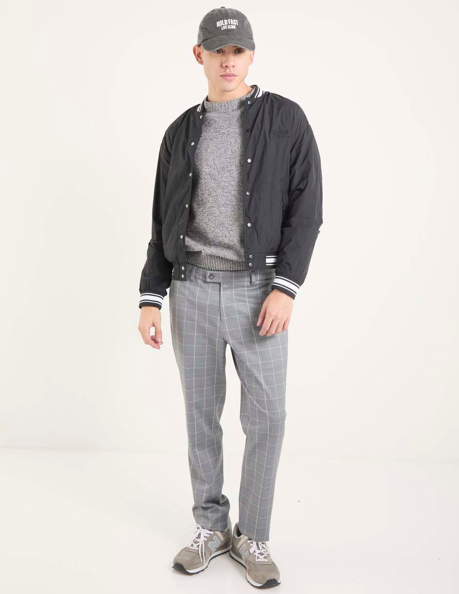 Chamarra bomber con bolsillos para hombre 3