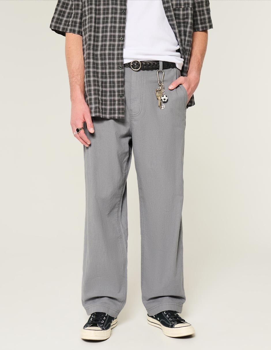 Pantalón baggy de algodón para hombre 2