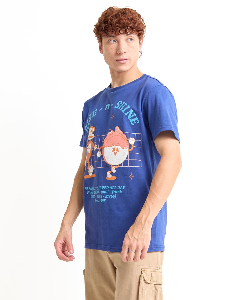 Playera rise n' shine cuello redondo para hombre
