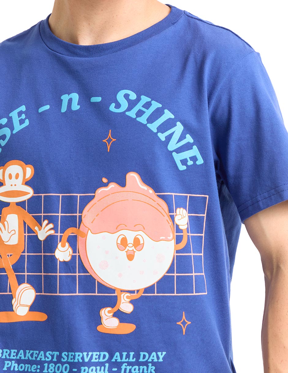 Playera rise n' shine cuello redondo para hombre 4