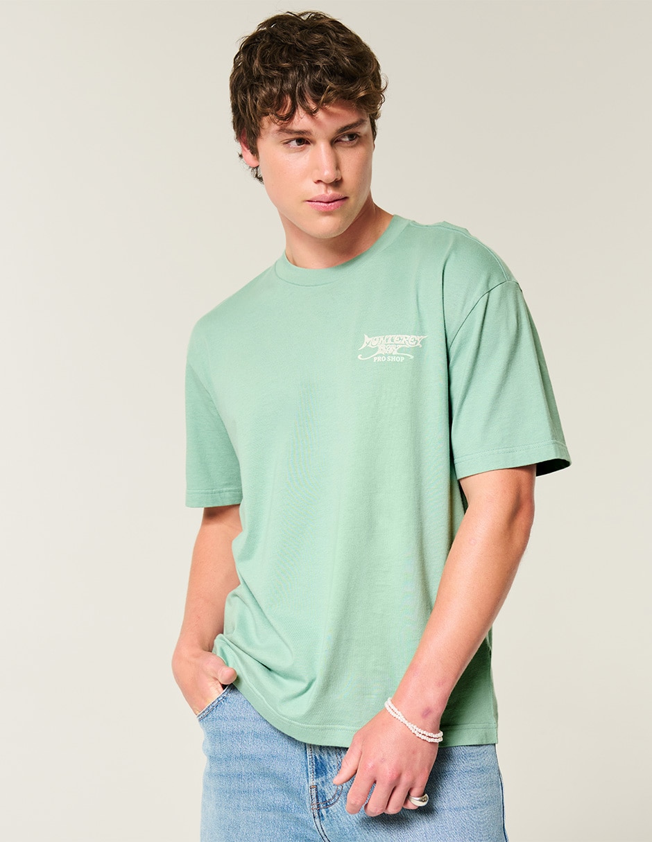 Playera cuello redondo para hombre 2