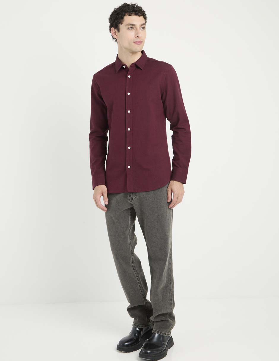 Jeans straight lavado obscuro para hombre 3