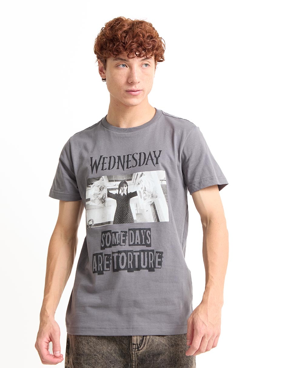 Playera merlina cuello redondo para hombre