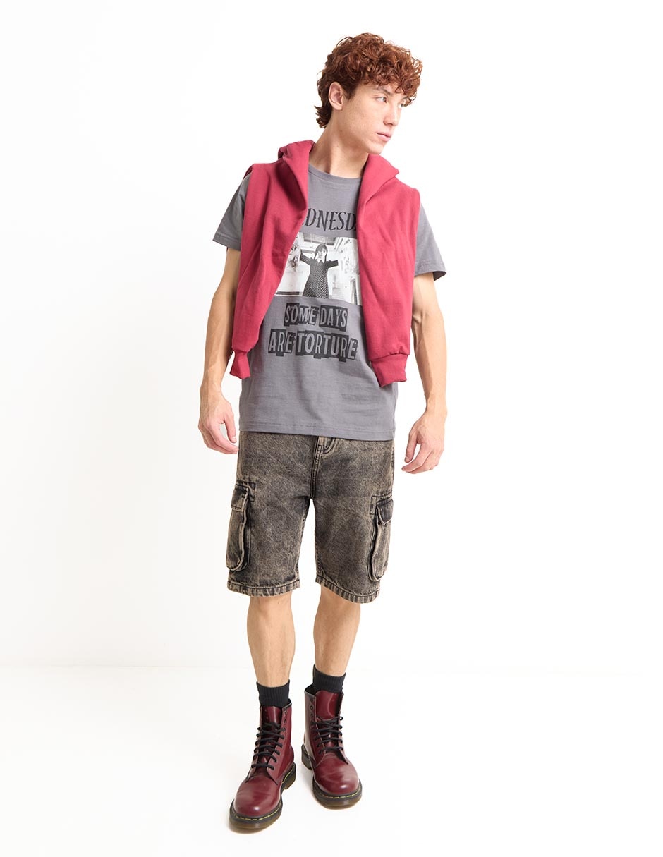 Playera merlina cuello redondo para hombre 3