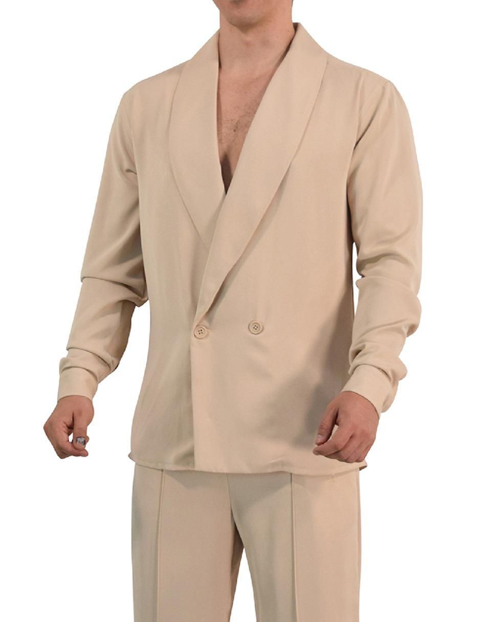 Camisa casual manga larga para hombre 4