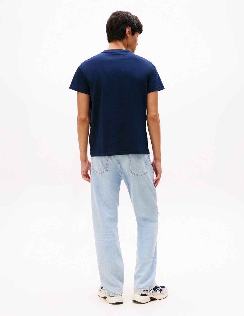 Playera Tommy Dna twist cuello redondo para hombre 4