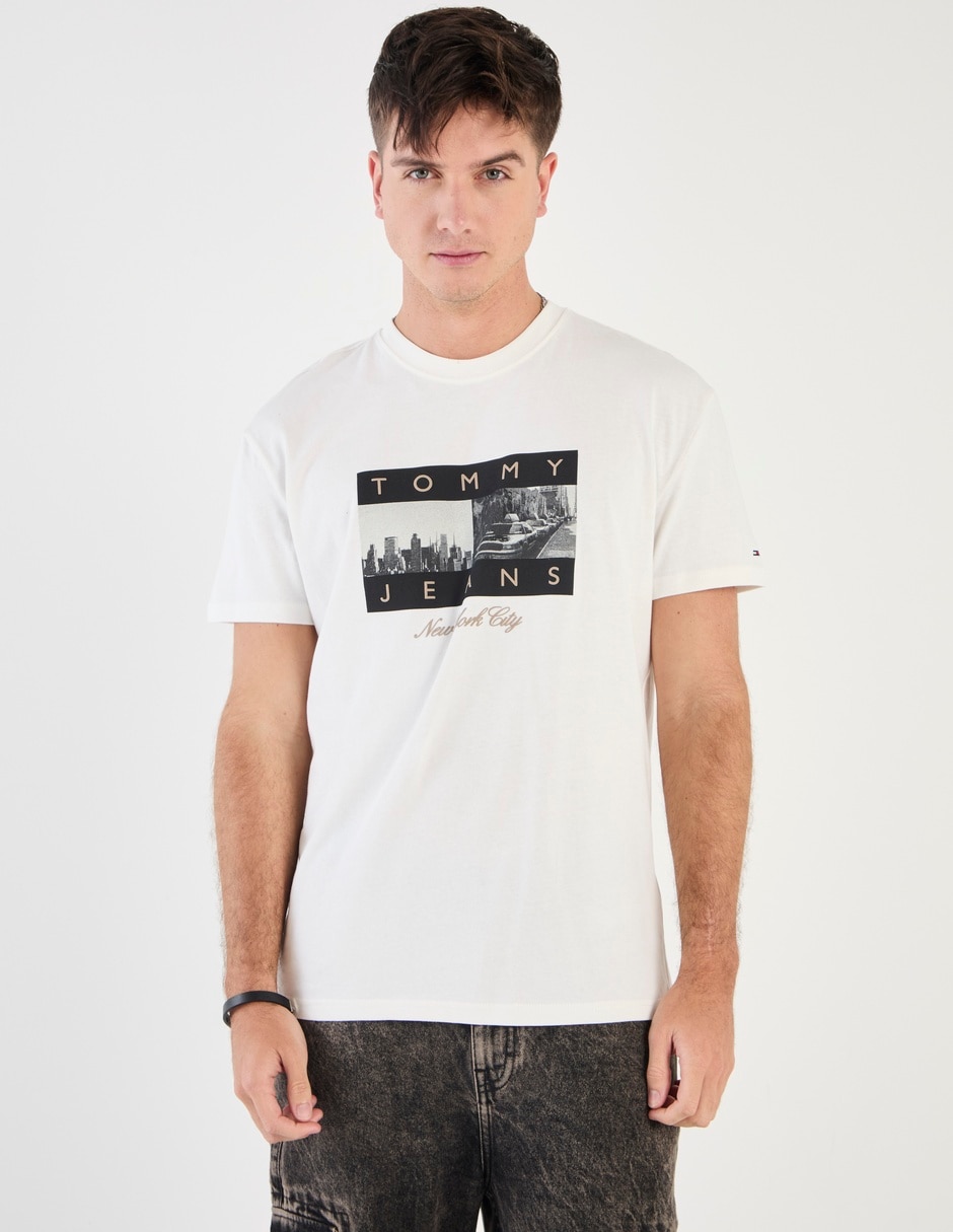Playera cuello redondo para hombre
