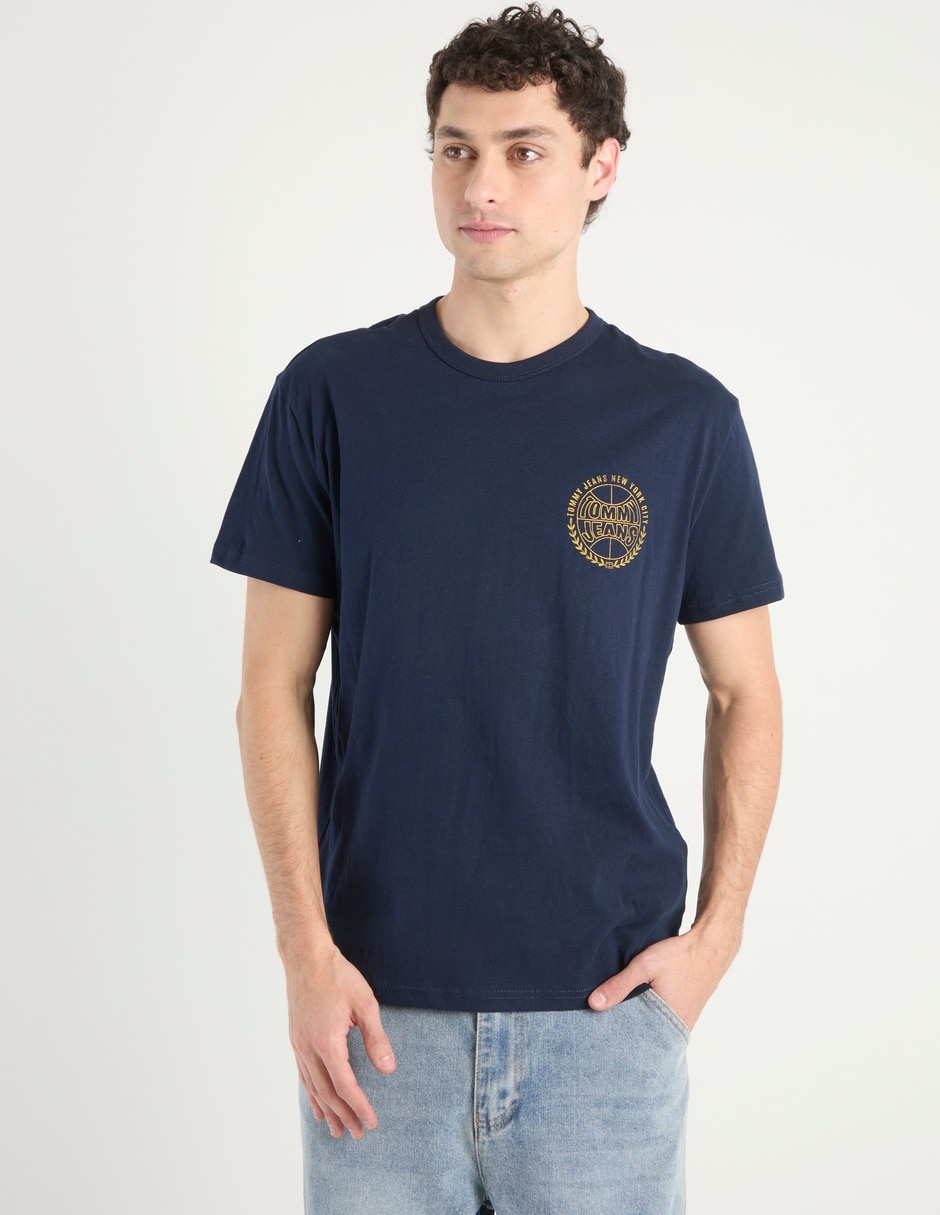 Playera cuello redondo para hombre